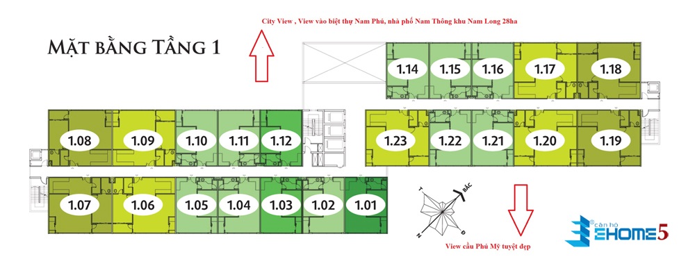 Khu căn hộ Ehome 5 The Bridgeview