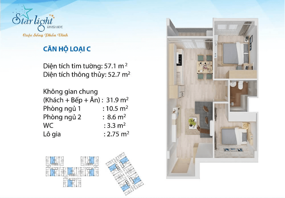 Căn hộ Starlight Riverside