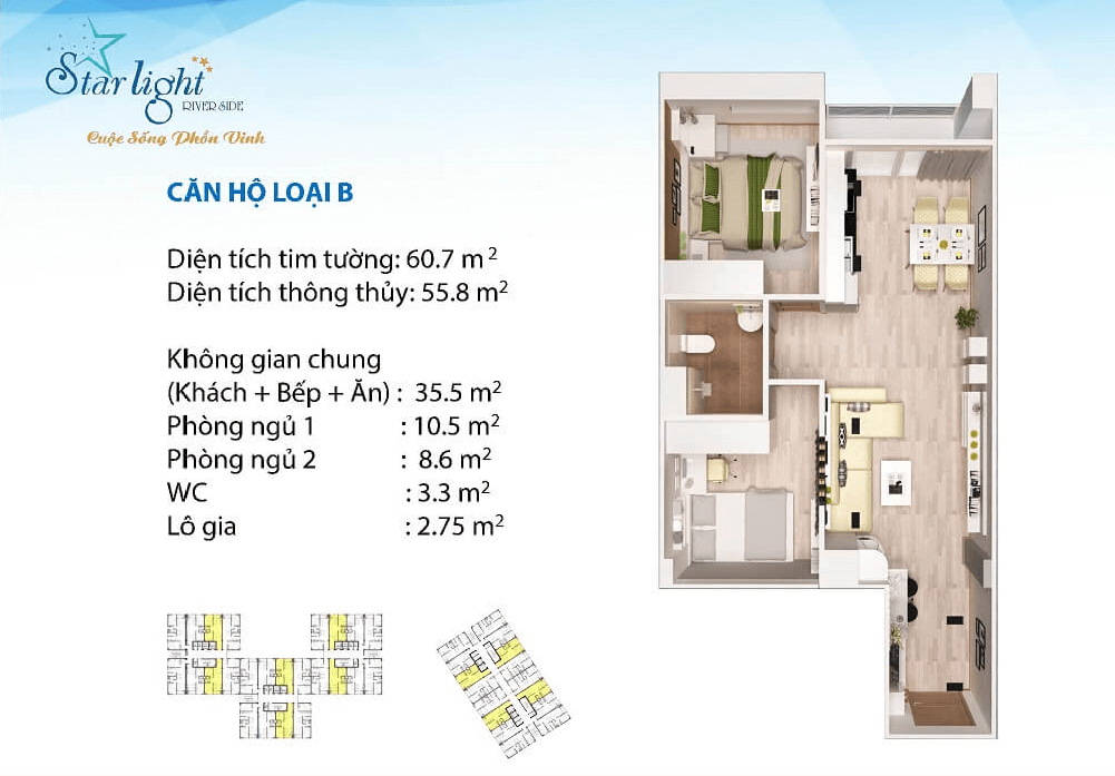 Căn hộ Starlight Riverside