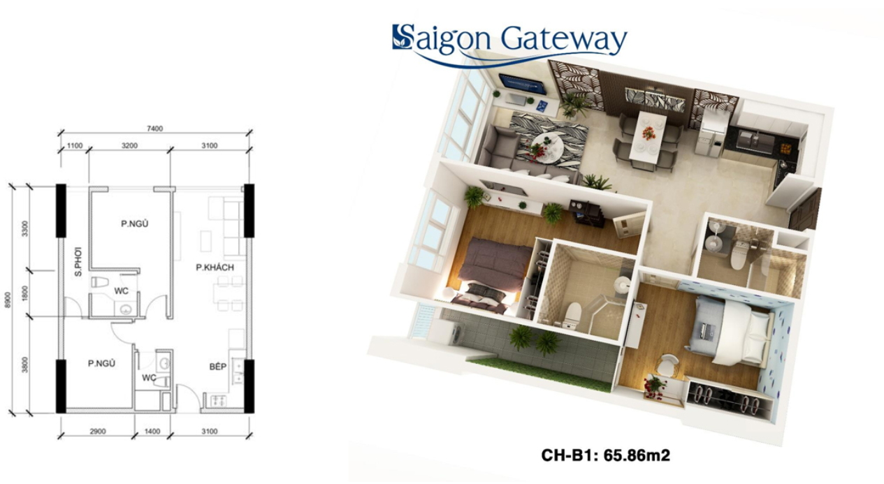 Căn hộ Saigon Gateway Quận 9