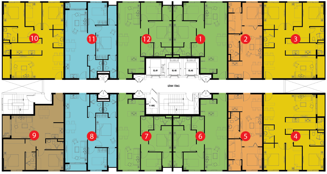 Khu căn hộ Lucky Dragon