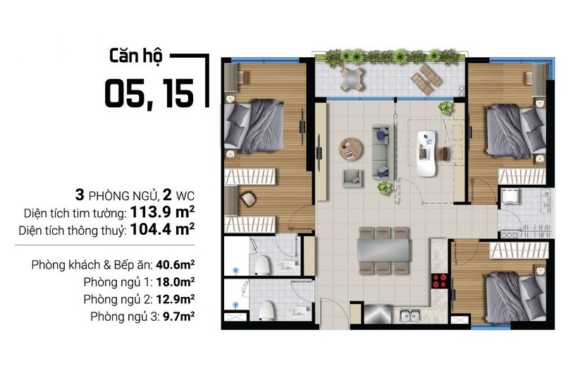 Khu căn hộ The Panorama
