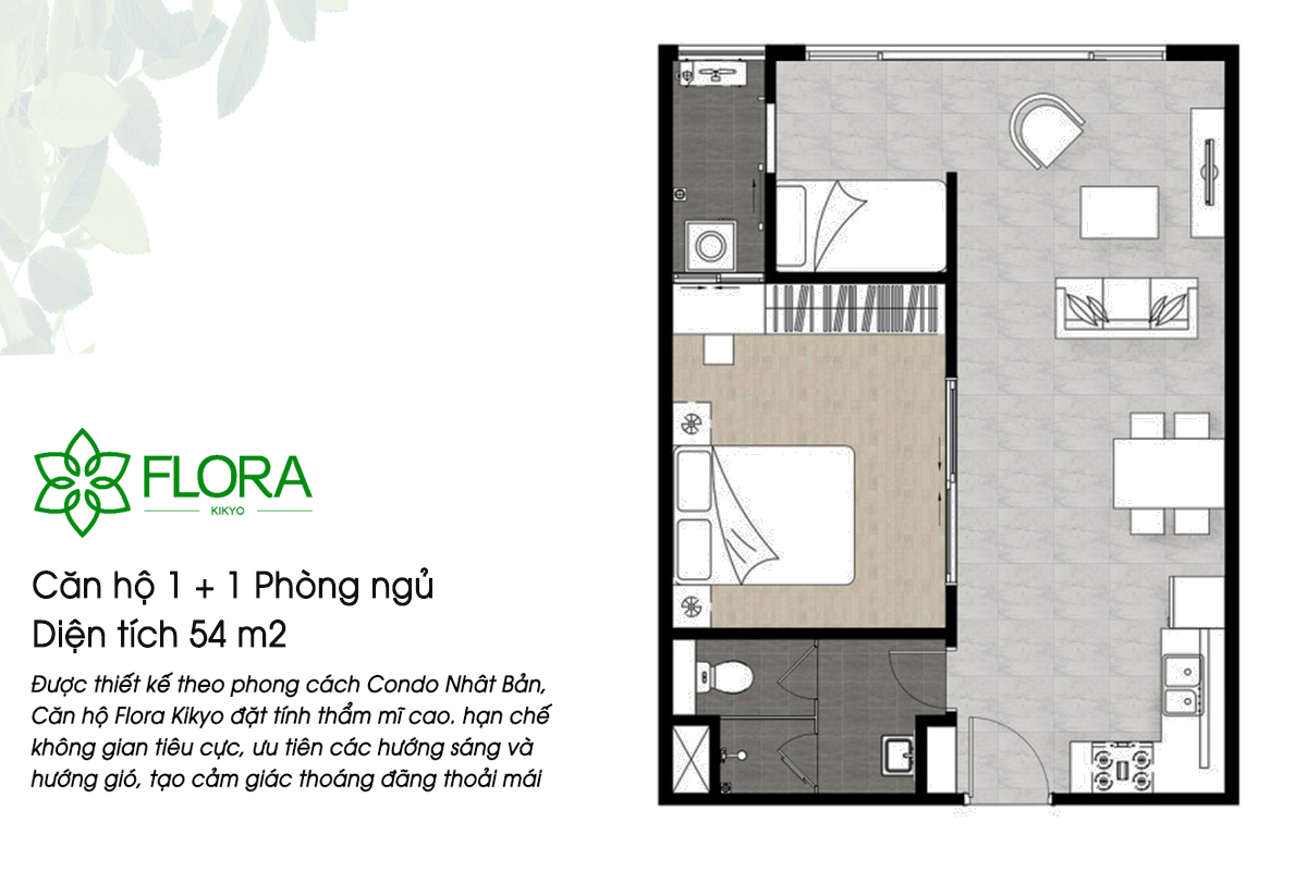 Căn hộ Flora Kikyo - Khu đô thị Kikyo Residence