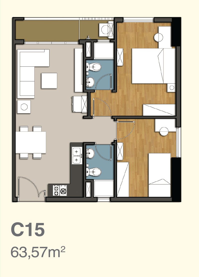 Căn hộ 9X Home Ciao Đông Tăng Long - Khu đô thị Đông Tăng Long