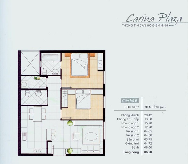 Khu căn hộ Carina Plaza