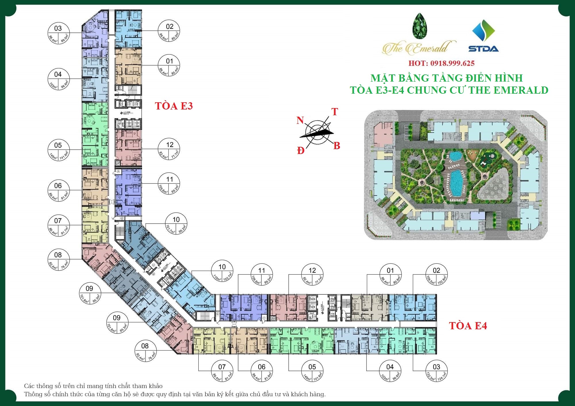 Chung cư The Emerald CT8 Mỹ Đình - KĐT Mỹ Đình Sông Đà - Sudico