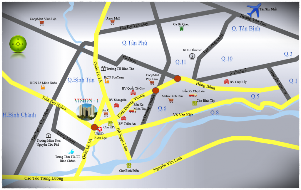 Khu phức hợp Vision - Khu dân cư Tầm Nhìn Tân Tạo