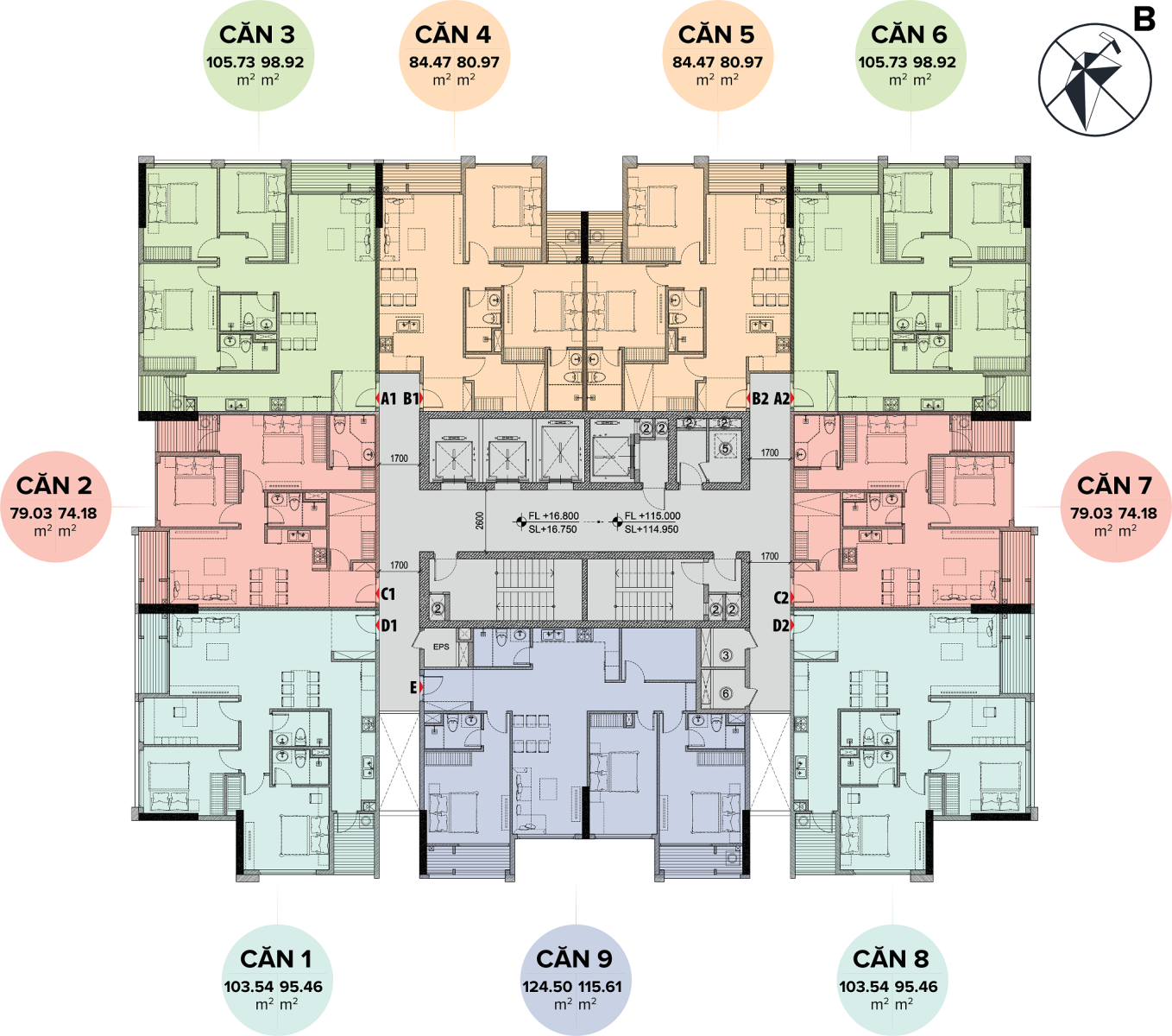 Chung cư The Sun Mễ Trì