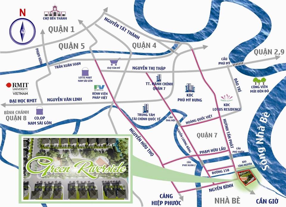 Đất nền Green Riverside Phú Xuân