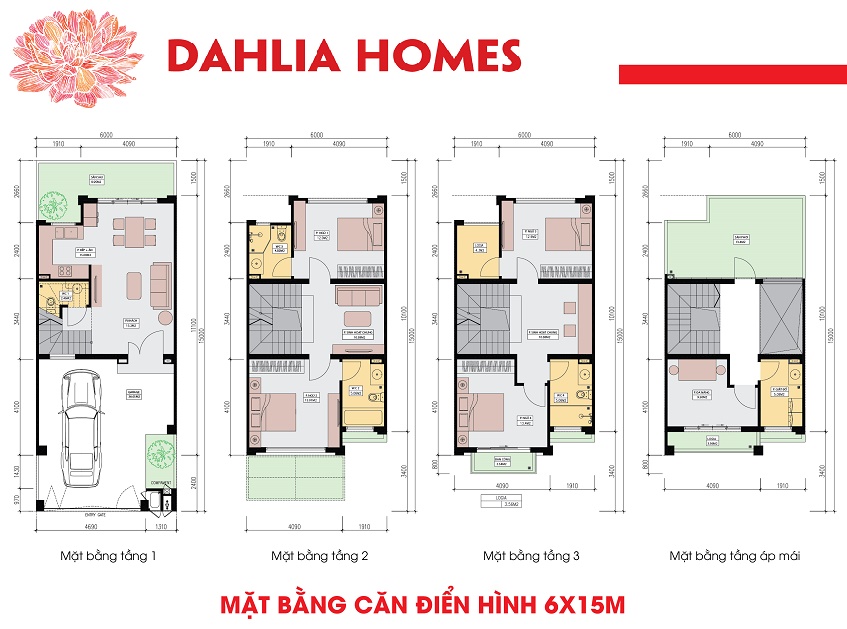 Liền kề Gamuda Dahlia Homes