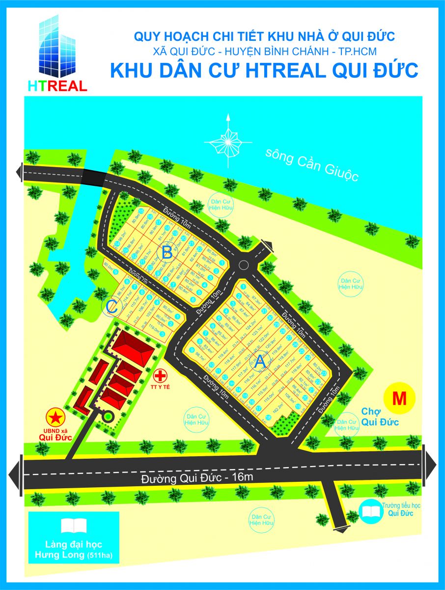 Khu dân cư Htreal Qui Đức