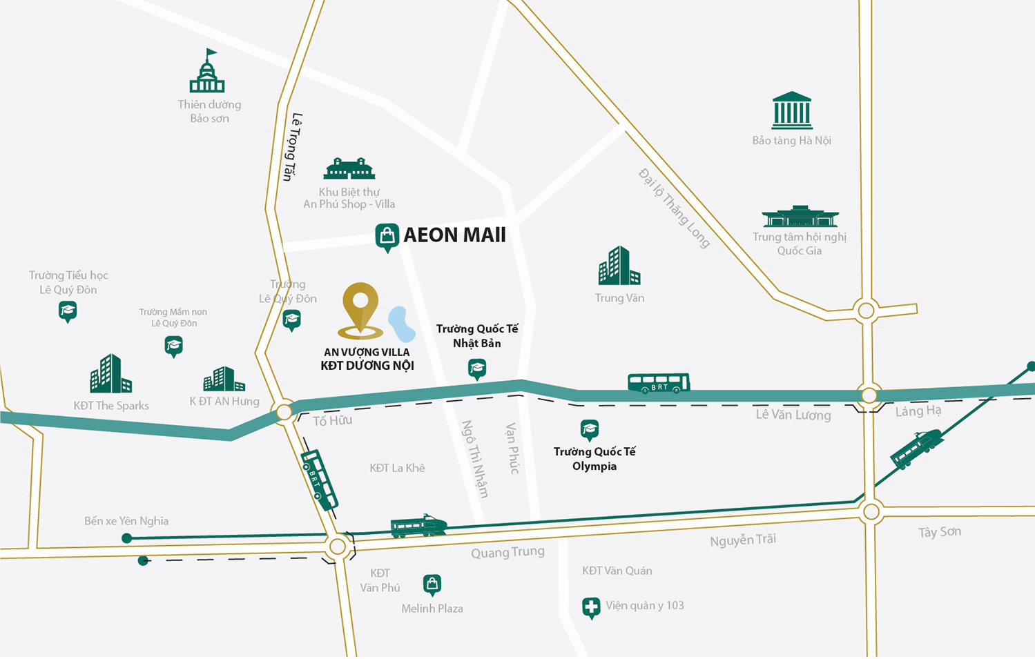 Biệt thự An Vượng Villa - Khu đô thị mới Dương Nội