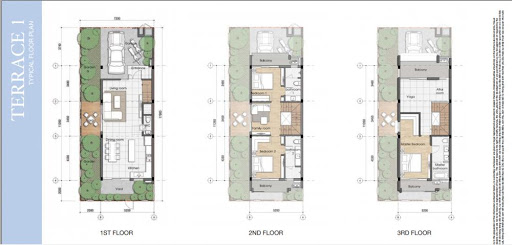 Nhà phố Palm Residence - Khu đô thị Palm City