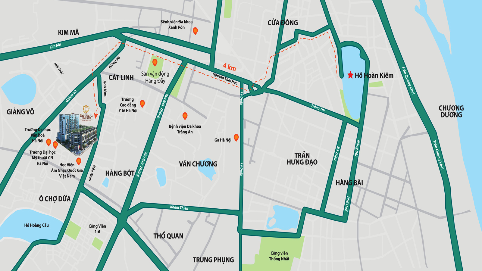 The Terra Hào Nam / Sapphire Tower - 83 Hào Nam