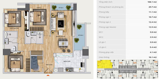 Chung cư HD Mon Central / Hải Đăng Tower / Mon Elite