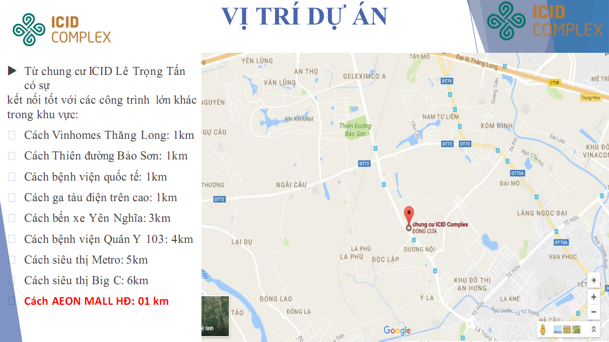 Chung cư ICID Complex - Khu đô thị Geleximco