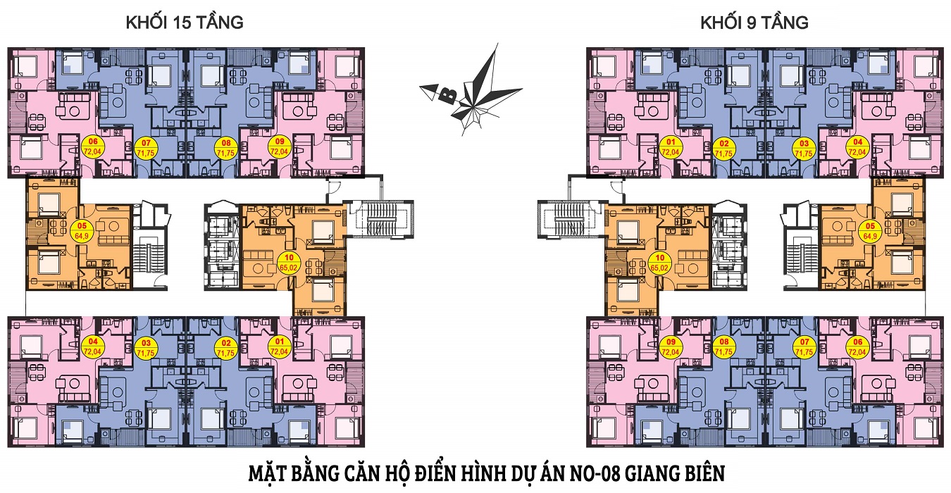 Chung cư NO-08 Giang Biên