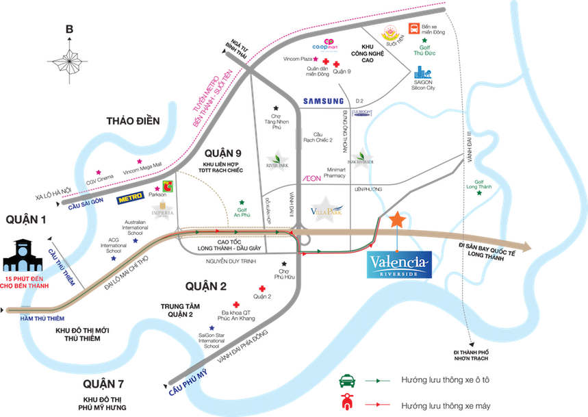 Khu biệt thự Valencia Riverside