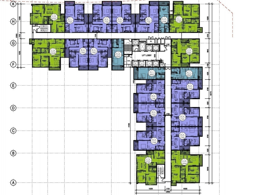 Chung cư The Two Residence - Khu đô thị Gamuda Gardens