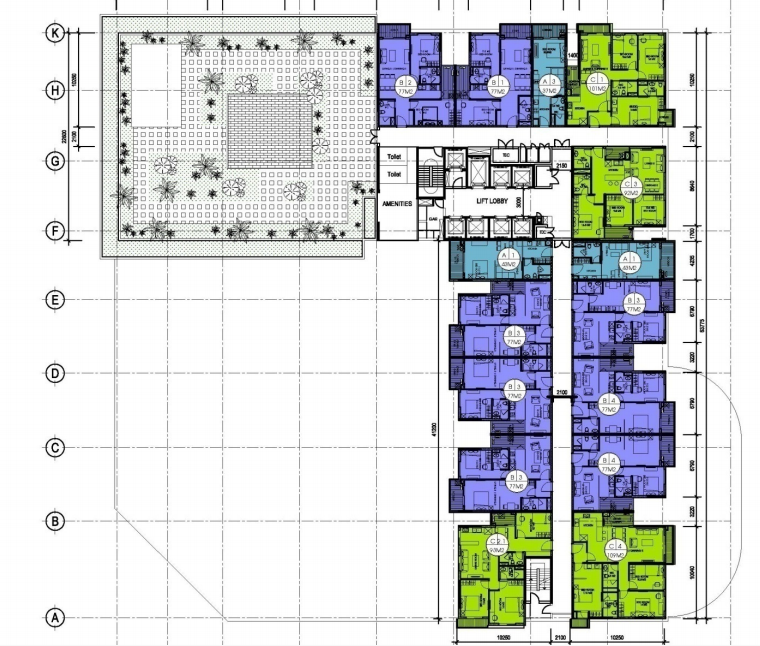 Chung cư The Two Residence - Khu đô thị Gamuda Gardens