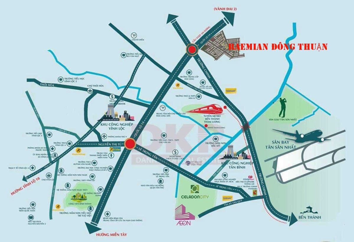 Chung cư Raemian Đông Thuận (Centeria quận 12)