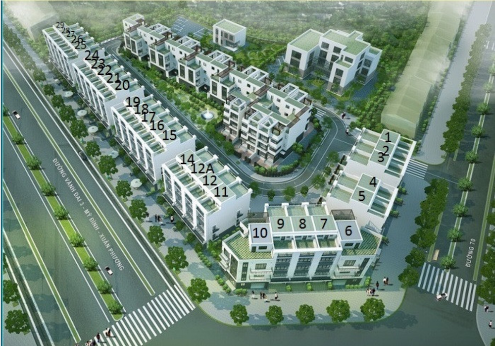 Khu văn phòng, nhà ở và dịch vụ công cộng Xuân Phương Garden