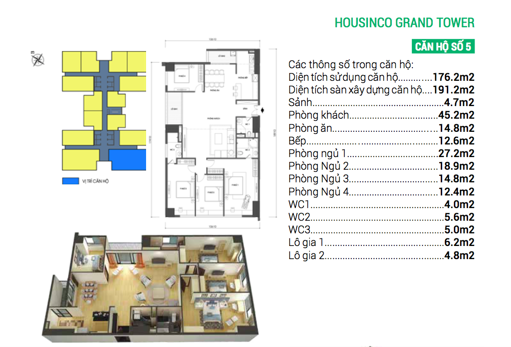 Chung cư Housinco Grand Tower