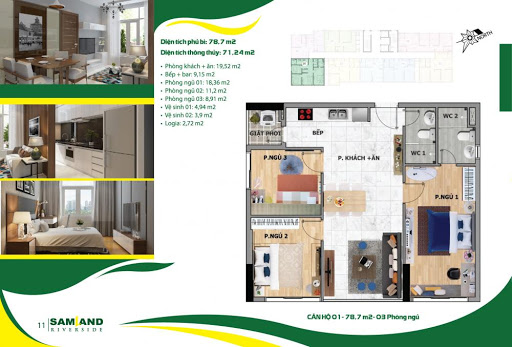 Căn hộ Samland Riverside