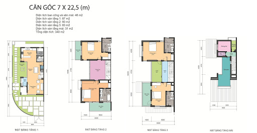 Khu biệt thự song lập SD 5 - Iris Homes - Khu đô thị Gamuda Gardens
