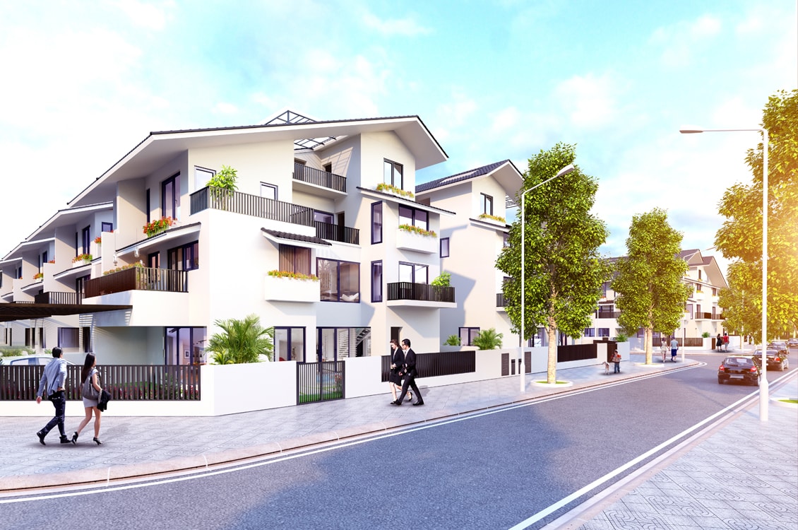 Khu biệt thự song lập SD 5 - Iris Homes - Khu đô thị Gamuda Gardens