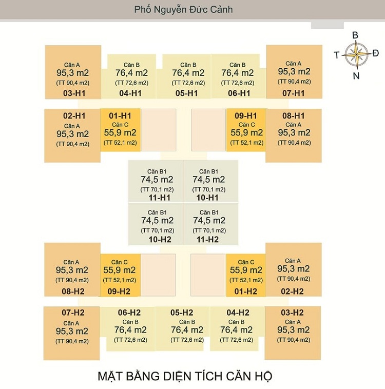 Chung cư HUD3 Nguyễn Đức Cảnh