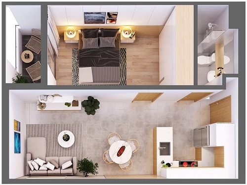 Căn hộ Aurora Riverside