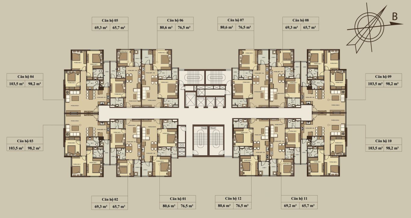 Chung cư Hòa Phát 70 Nguyễn Đức Cảnh