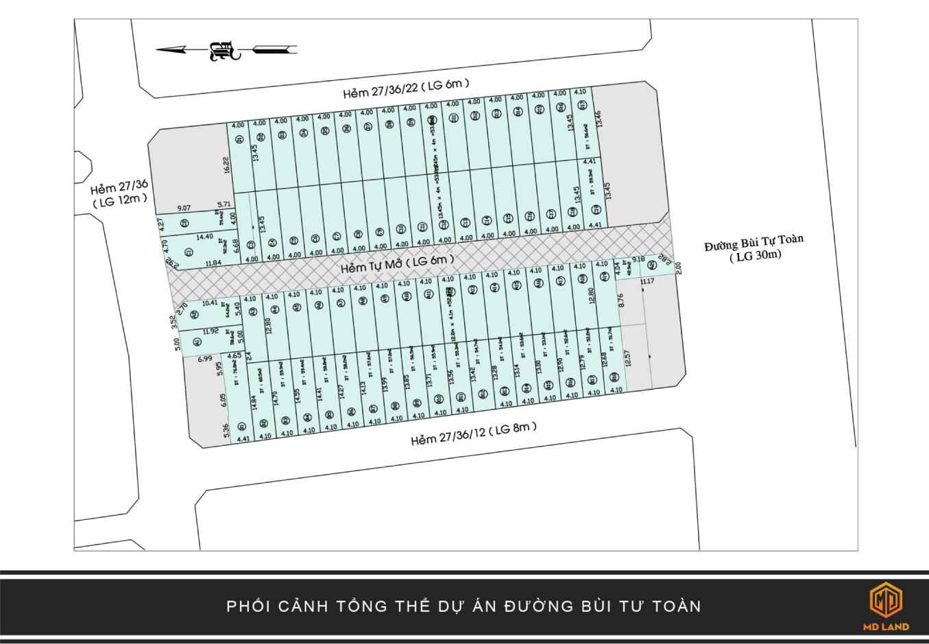 Khu nhà phố MD Land Bùi Tư Toàn