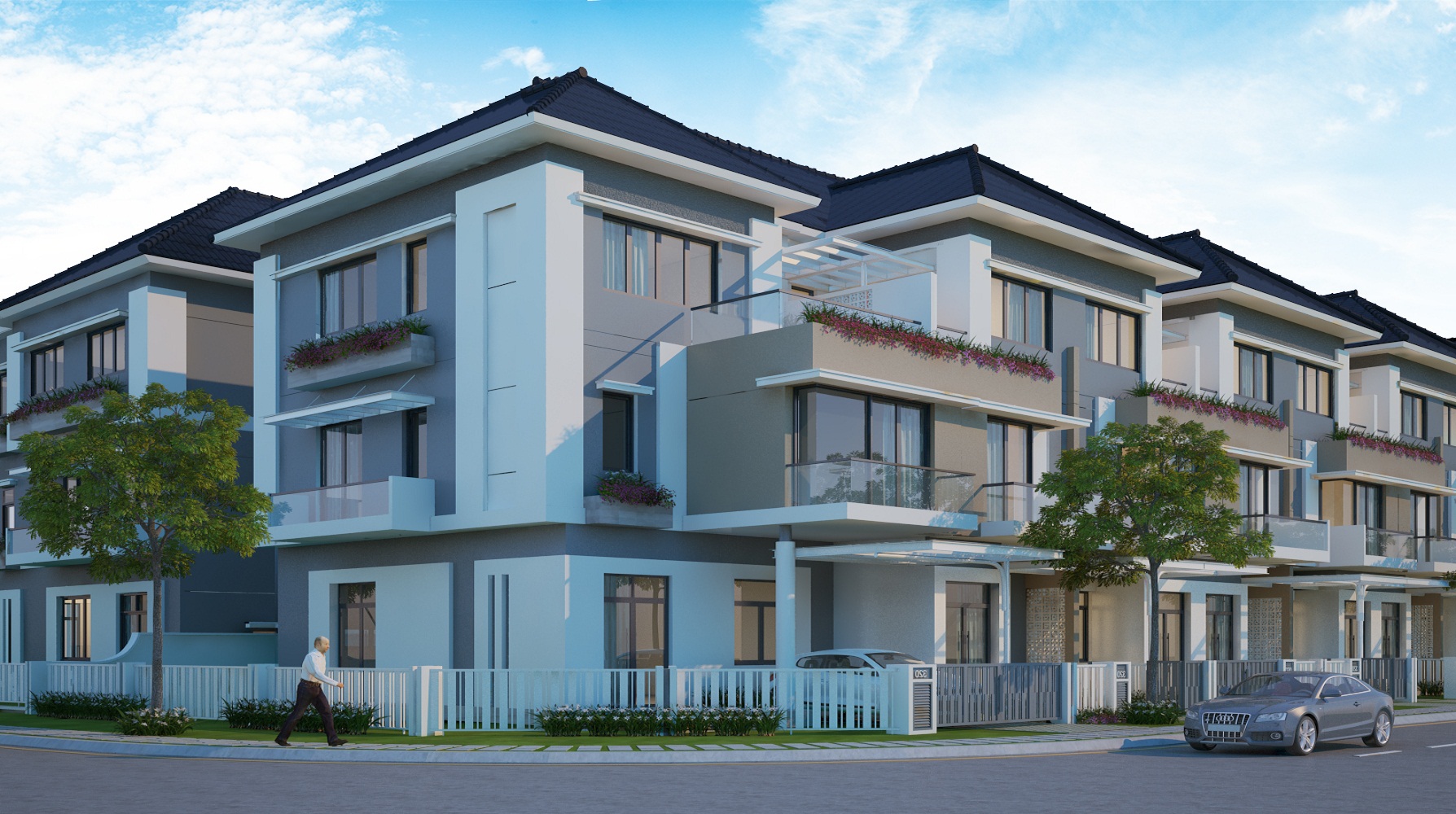 Nhà phố Merita Khang Điền (Dự án Tháp Mười)