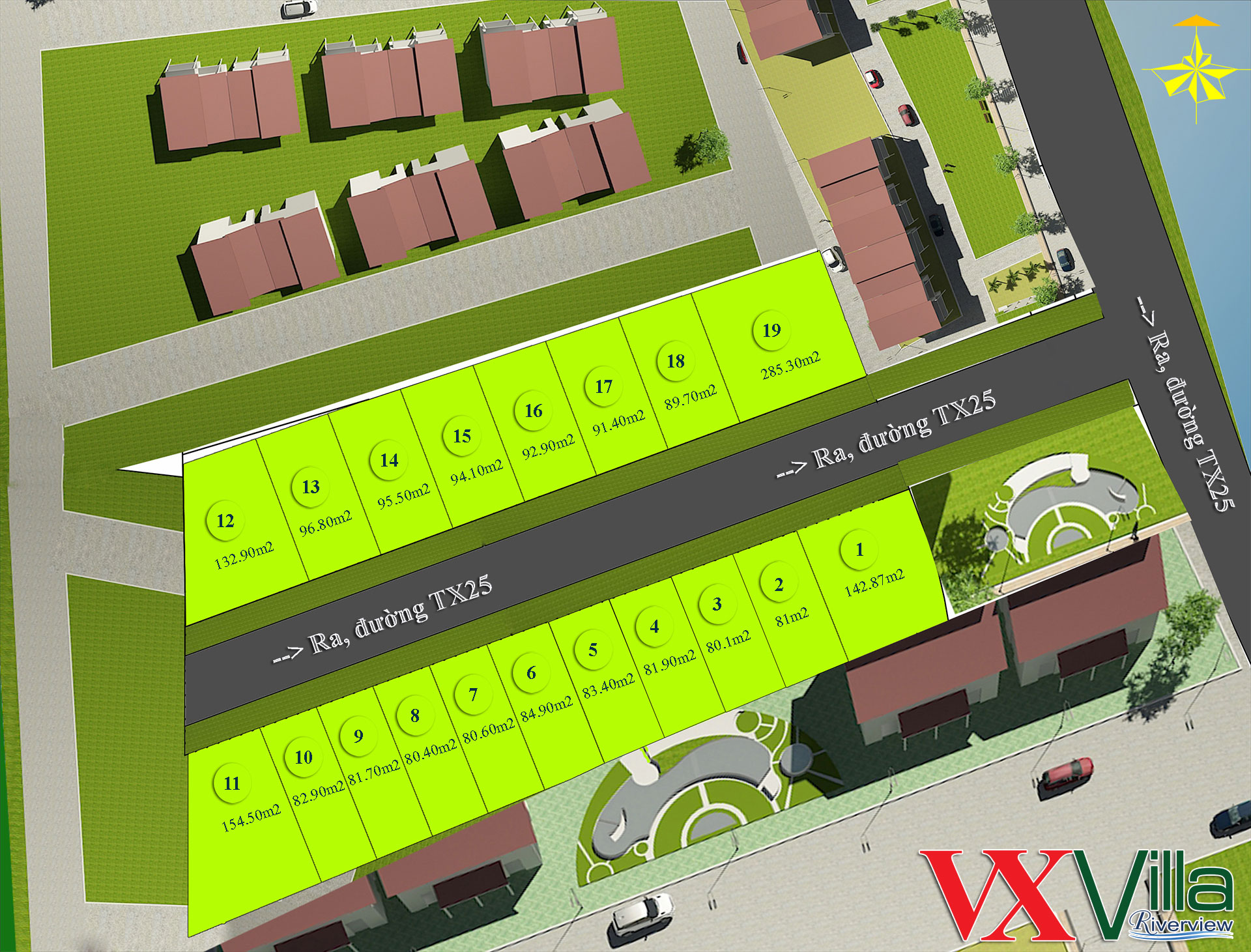 Khu biệt thự VX Villa TX39