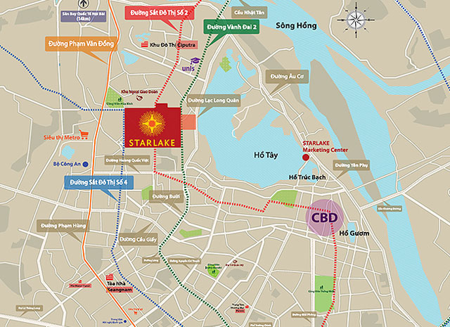 Khu đô thị Tây Hồ Tây - Starlake Hà Nội