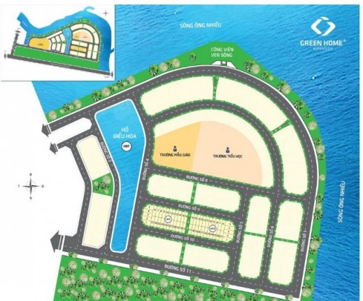 Khu phố thương mại Green Home Riverside