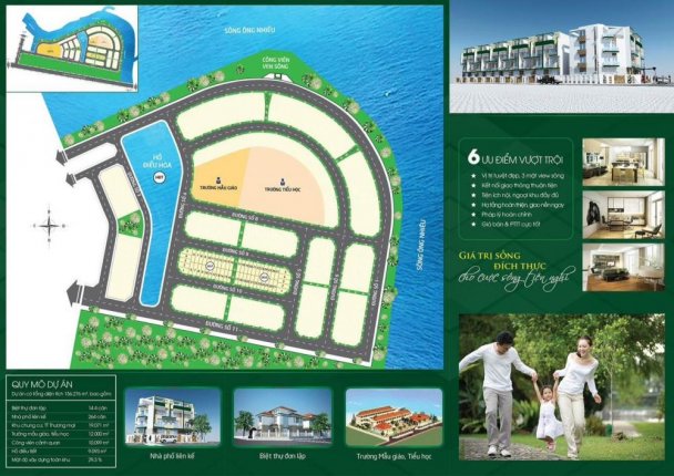 Khu phố thương mại Green Home Riverside