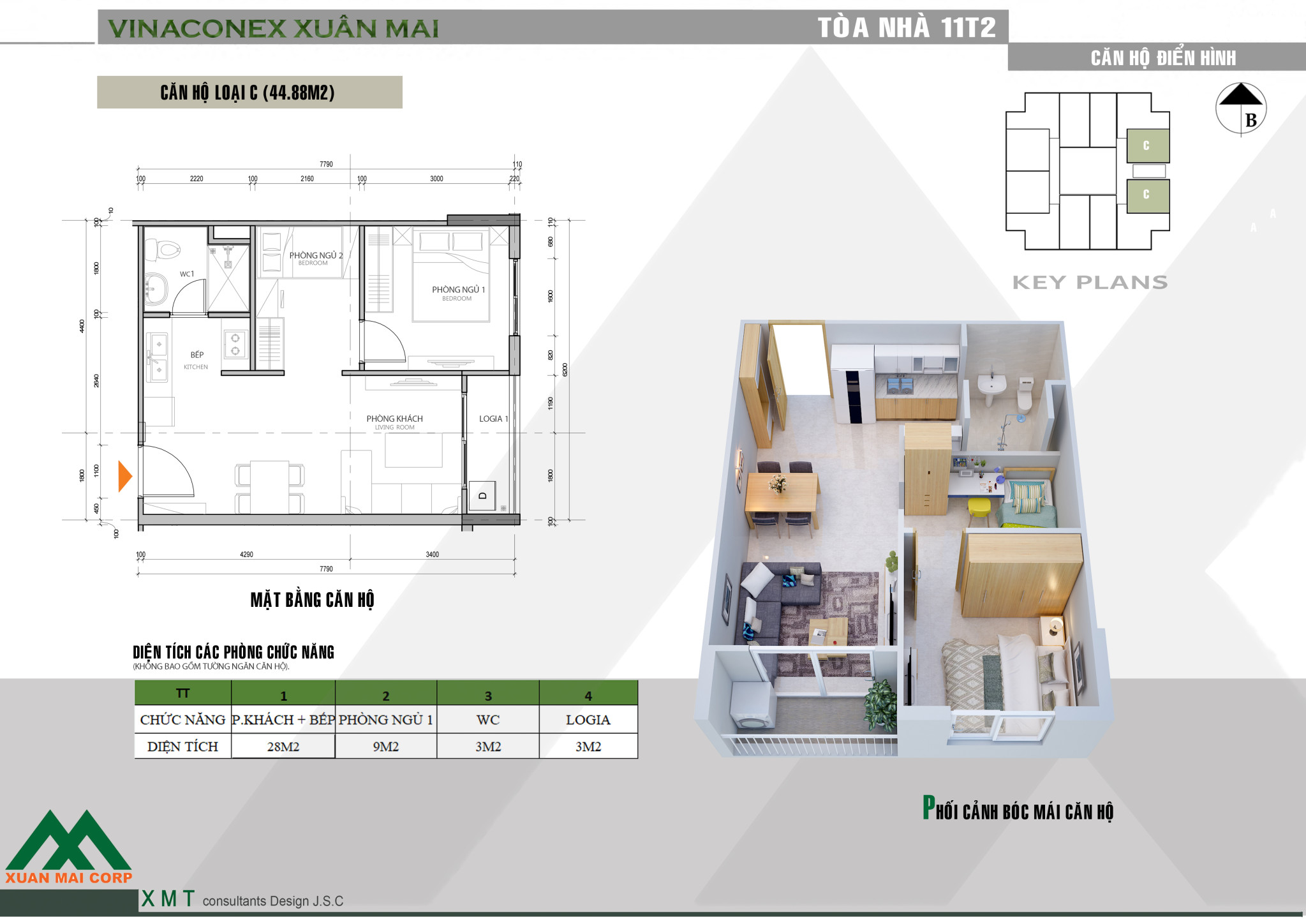 Chung cư Xuân Mai 11T2