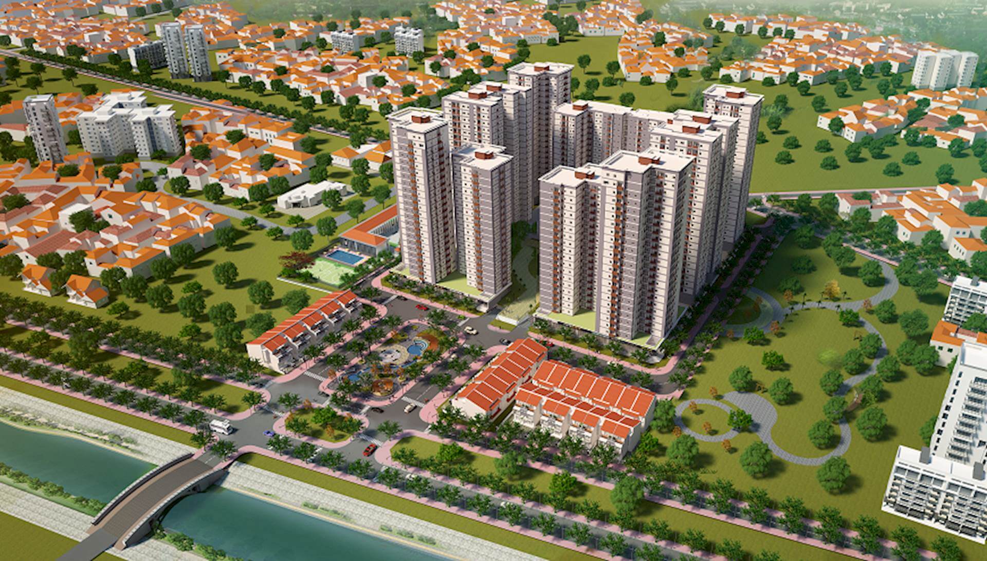 Khu dân cư Khang An Residence - Khu dân cư Tầm Nhìn Tân Tạo