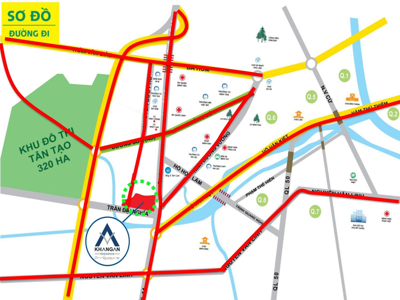 Khu dân cư Khang An Residence - Khu dân cư Tầm Nhìn Tân Tạo