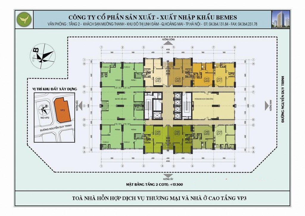 Chung cư VP3 Linh Đàm - Khu đô thị mới Linh Đàm
