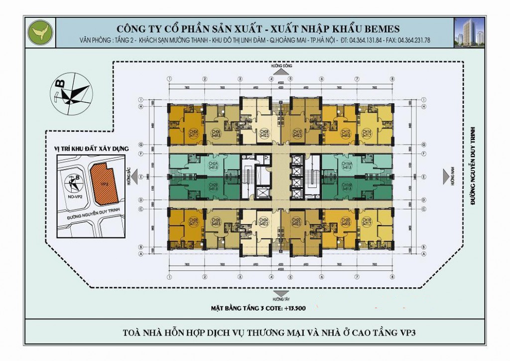 Chung cư VP3 Linh Đàm - Khu đô thị mới Linh Đàm
