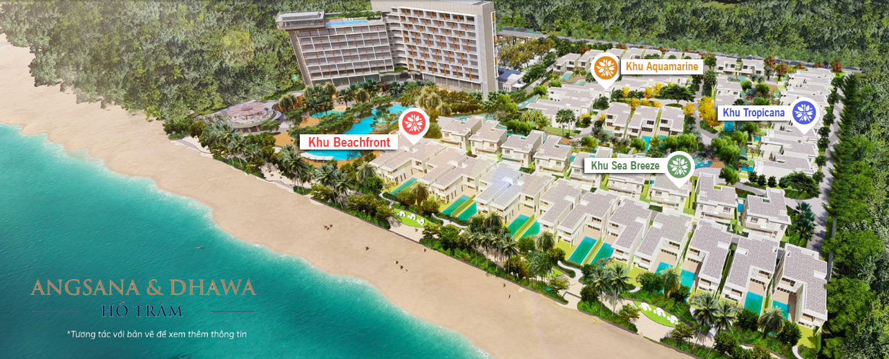 Khu biệt thự biển Hồ Tràm Center