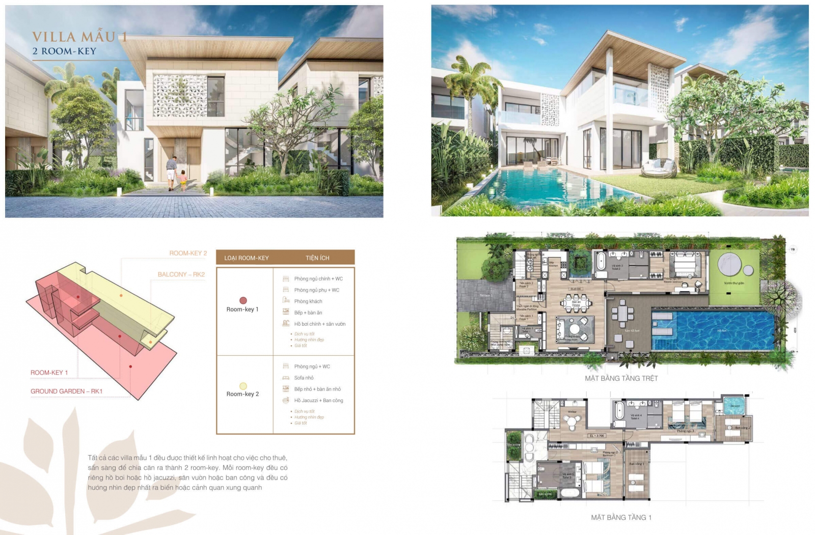 Khu biệt thự biển Hồ Tràm Center