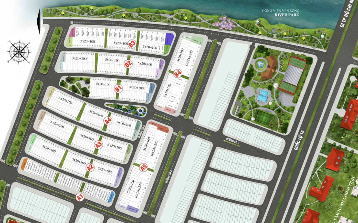 Lavilla Green City (Biệt thự ven sông Vàm cỏ)