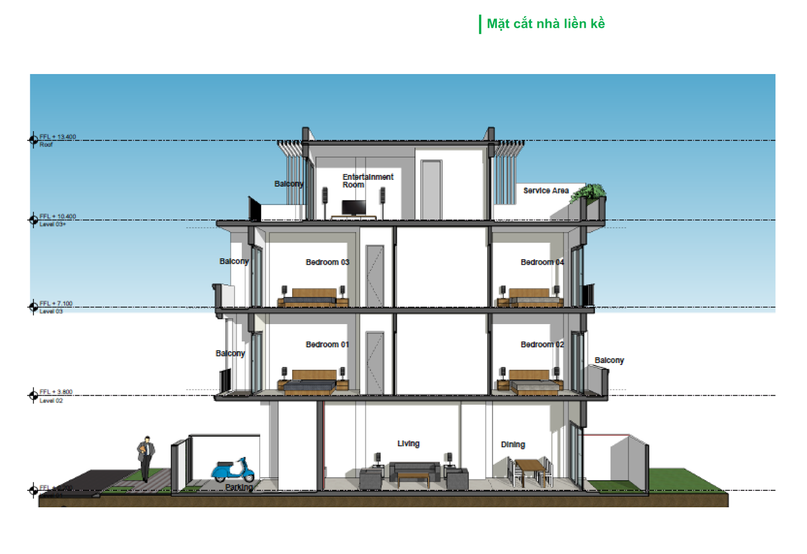 Nhà liền kề Green Bay Village - Khu đô thị Hạ Long Marina