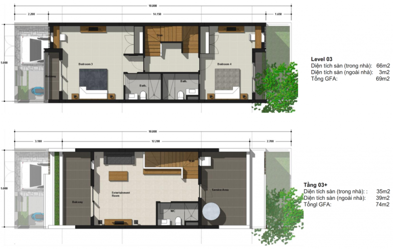 Nhà liền kề Green Bay Village - Khu đô thị Hạ Long Marina