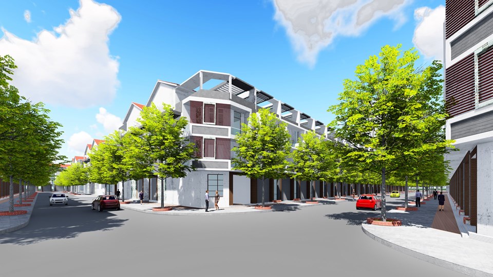 Khu nhà ở thương mại Chợ Nhật Huy